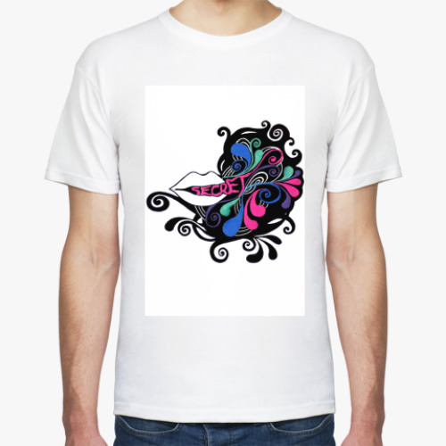 Футболка с принтом Секрет