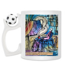 Кружка с футбольным мячиком