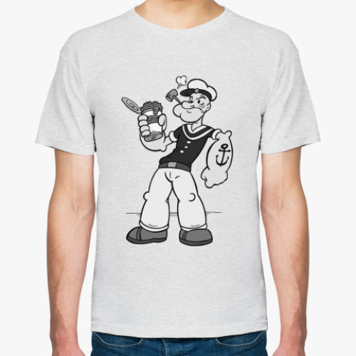 Футболка с принтом Popeye the Sailor