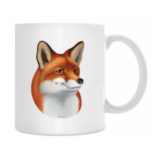 Кружка с принтом Лиса