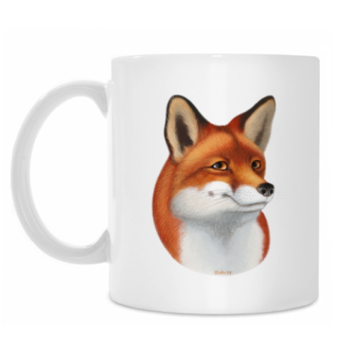 Кружка с принтом Лиса