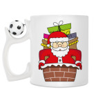 Кружка с футбольным мячиком