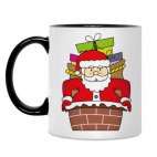 Кружка двухцветная