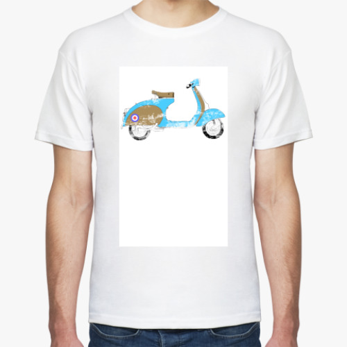 Футболка с принтом vespa mod