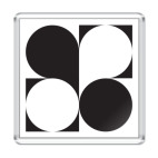 Магнит 6.5 x 6.5 см  «Любовь-Не Любовь»