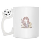 Кружка с футбольным мячиком