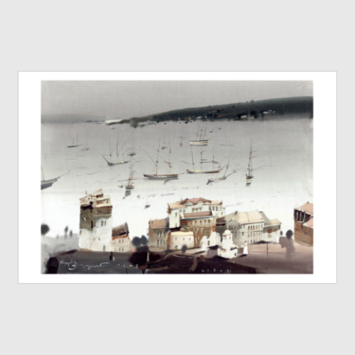 Постер с принтом Отель