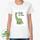 Женская футболка органик