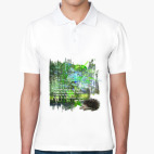 Ежик. Мимими. Дорога. Деревья. Роща. Небо.