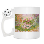 Кружка с футбольным мячиком