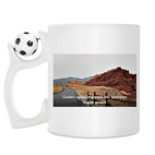 Кружка с футбольным мячиком