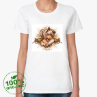 Женская футболка органик