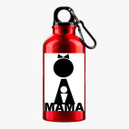 Металлическая бутылка 400 мл UV-DTF