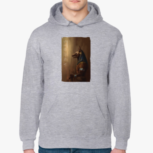 Толстовка худи с принтом АНУБИС (рисунок)