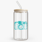 Банка с бамбуковой крышкой