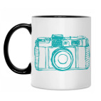 Кружка двухцветная