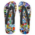 Шлёпанцы Компьютерные логотипы