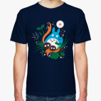 Классическая футболка Веселый Тоторо