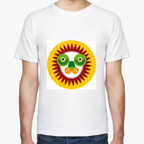 Футболка с принтом  Лев