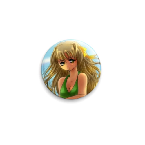 Значок 25мм с принтом  Sea