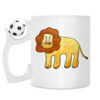 Кружка с футбольным мячиком
