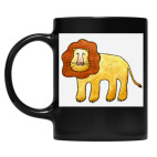 Кружка цветная UV-DTF