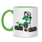 Двухцветная кружка DJ Turtle