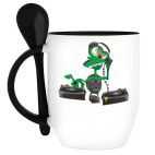 Кружка с ложкой