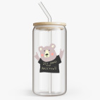 Банка с бамбуковой крышкой