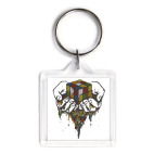 Брелок 3.9 x 3.9 см Кубик Рубика в руках