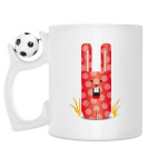 Кружка с футбольным мячиком