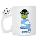 Кружка с футбольным мячиком
