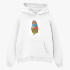 Толстовка худи оверсайз