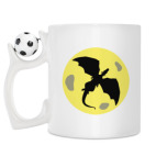 Кружка с футбольным мячиком