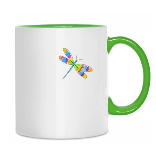 Кружка с принтом Dragonfly