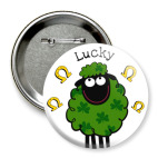 Значок 75 мм Lucky