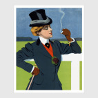 Девушка с сигаретой, 1900-е гг.