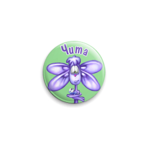 Значок 25мм с принтом  'Крапит Чита'