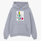 Толстовка худи оверсайз