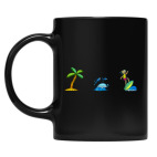 Кружка цветная UV-DTF