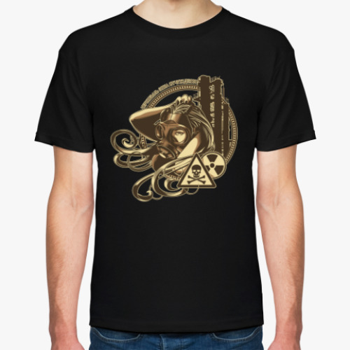 Футболка с принтом Чернобыль - Зона отчуждения