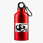 Металлическая бутылка 400 мл UV-DTF