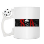 Кружка с футбольным мячиком