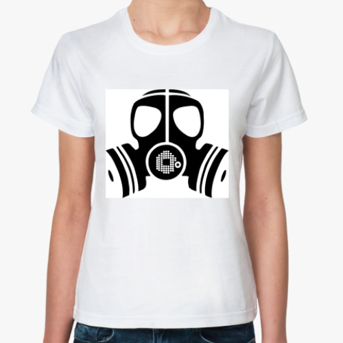 Классическая футболка с принтом маска