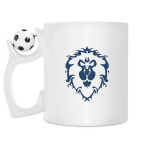 Кружка с футбольным мячиком