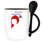 Кружка с ложкой