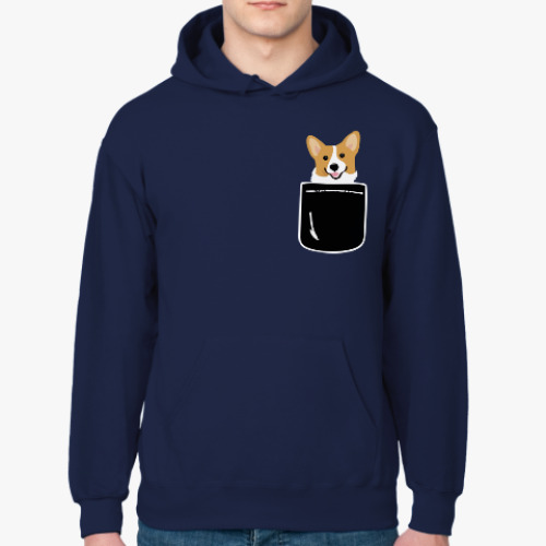 Толстовка худи с принтом Doge
