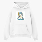 Толстовка худи оверсайз