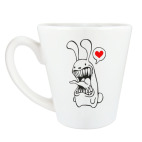 Кружка латте (360 мл) Белый Кролик