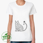 Женская футболка органик
